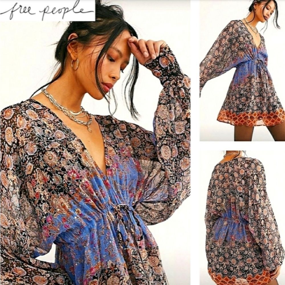 Free People Big Dipper sequin mini dress
